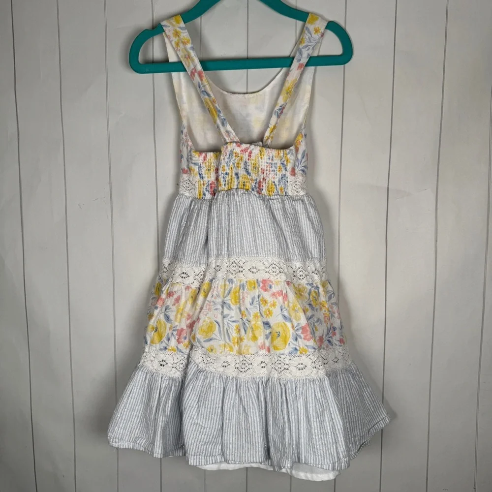 Tommy Bahama‎ Girls 4T 100% Cotton Floral Print Tank Dress Easter Spring Church